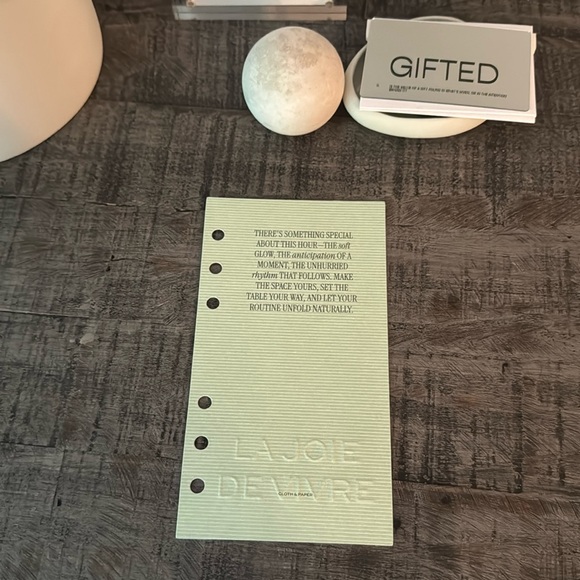 🏷️ Cloth & Paper Planner La Joie Dashboard | Personal size - Picture 1 of 6